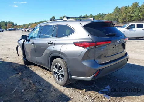 2021 Toyota Highlander Hybrid Xle from USA, damaged, VIN 5TDGBRCH0MS050723